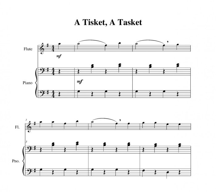 Tisket tasket song kitty below notations differences casket goes name yellow