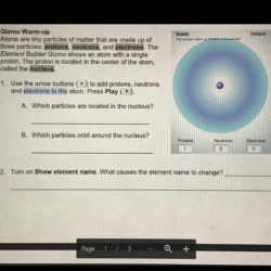 Gizmo student exploration element builder answer key