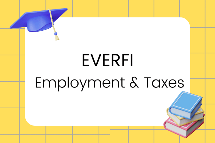 Module 2 employment and taxes everfi answers